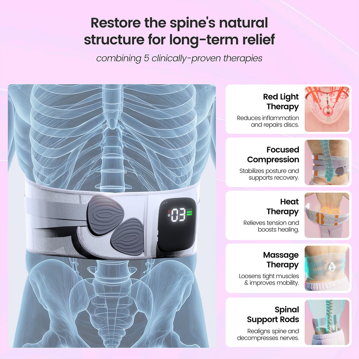 Celinva™ Back Support Belt