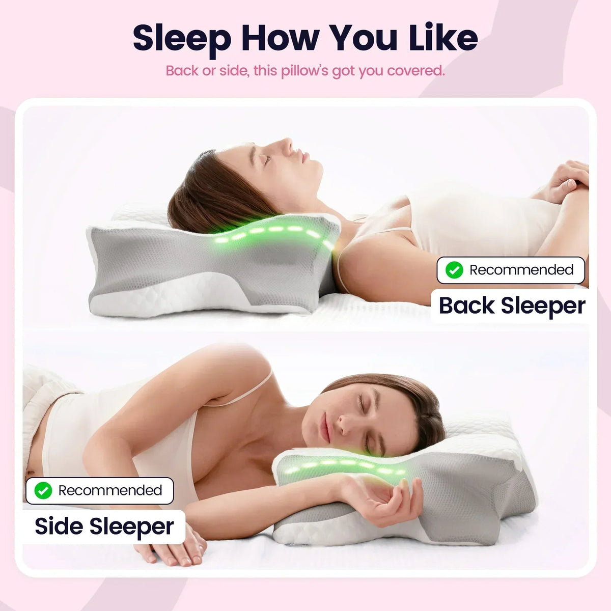 Celinva™ Ergonomic Sleep Pillow